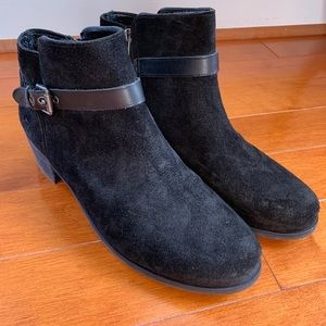 Ugg Black Suede Booties